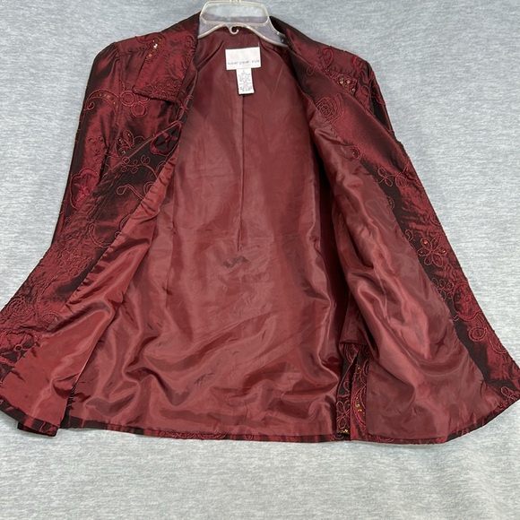 SUSAN GRAVER Holiday Christmas New Year Dressy Formal Special Occasion Sequined - Picture 15 of 16